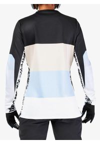 FOX - Bluza rowerowa damska Fox Ranger LS Jersey Grid. Kolor: czarny. Materiał: jersey