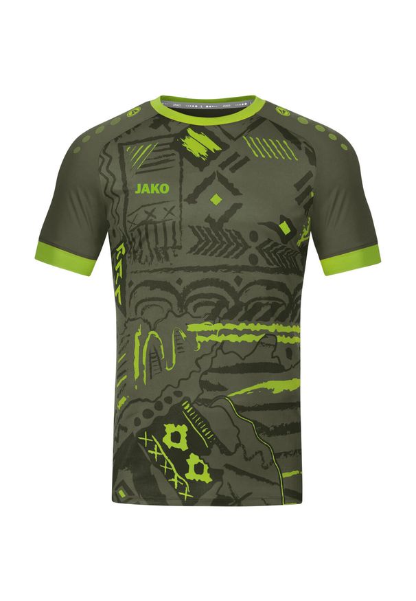 Jersey Jako Tropicana. Kolor: zielony. Materiał: jersey. Sport: piłka nożna