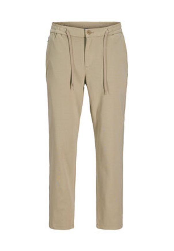 Jack & Jones Spodnie materiałowe Ace Neo 12282533 Beżowy Tapered Fit. Kolor: beżowy. Materiał: bawełna
