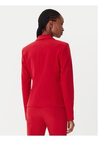 Hugo - HUGO Marynarka Agonia-1 50539976 Czerwony Slim Fit. Kolor: czerwony. Materiał: syntetyk