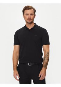 BOSS - Boss Polo Pio 1 50507583 Czarny Regular Fit. Typ kołnierza: polo. Kolor: czarny. Materiał: bawełna