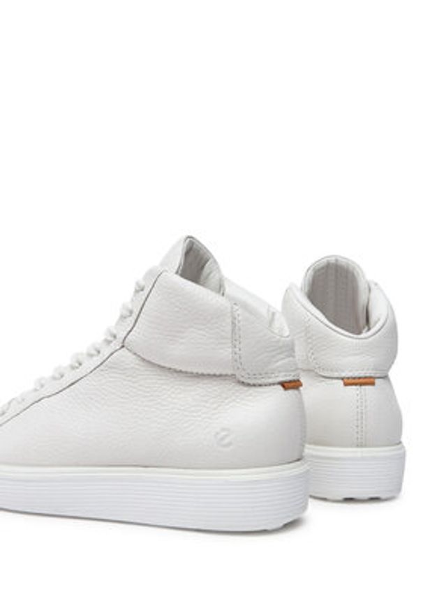 ecco - ECCO Sneakersy Soft 60 W 21922301007 Biały. Kolor: biały. Materiał: skóra