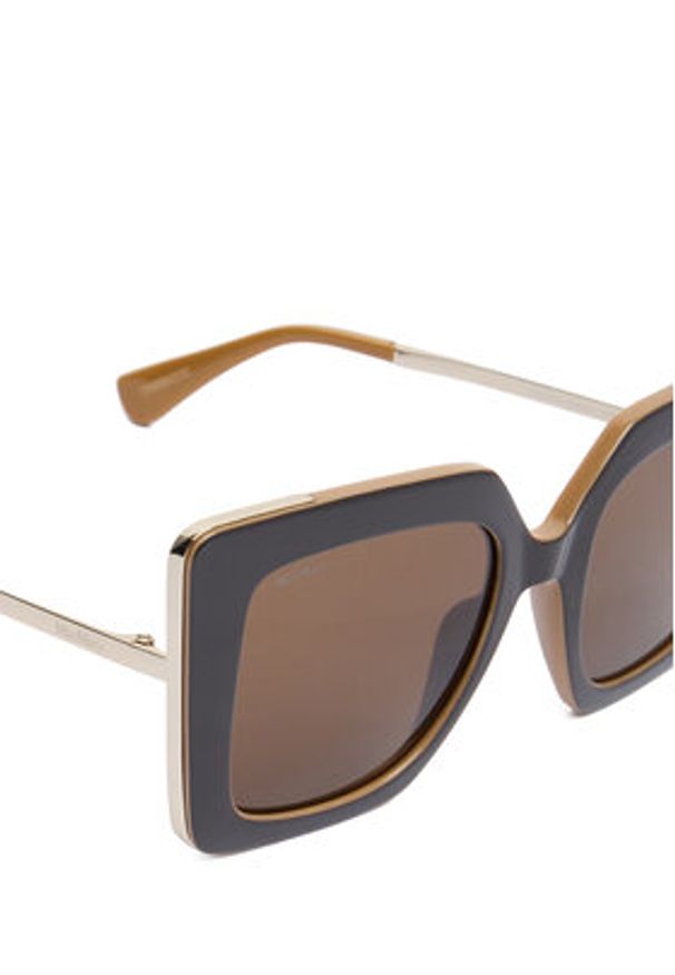 Max Mara Okulary przeciwsłoneczne Design4 MM0051 50E Brązowy. Kolor: brązowy