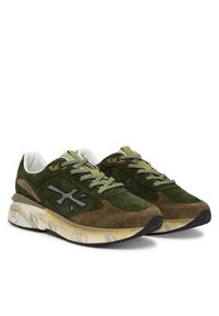 Premiata Sneakersy Moerun Var 7777 Zielony. Kolor: zielony. Materiał: zamsz, skóra #5