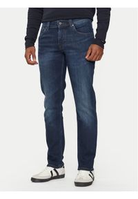 Bugatti Jeansy 3108D 66671B Granatowy Slim Fit. Kolor: niebieski