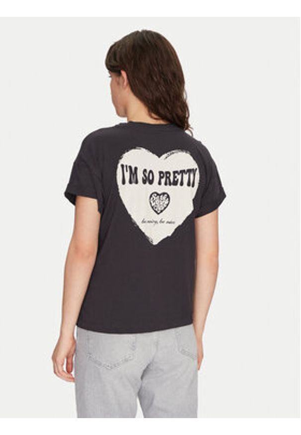 Noisy may - Noisy May T-Shirt Gaby 27032954 Czarny Regular Fit. Kolor: czarny. Materiał: bawełna