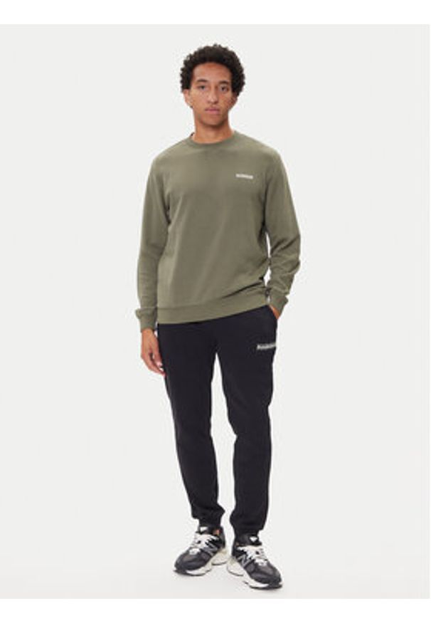 Napapijri Bluza B-Small Box C NP0A88TP Khaki Relaxed Fit. Kolor: brązowy. Materiał: bawełna