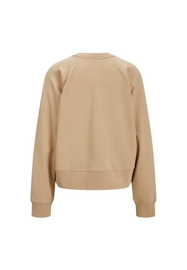 Damska bluza oversize JJXX caitlyn. Kolor: beżowy. Materiał: bawełna. Sport: fitness