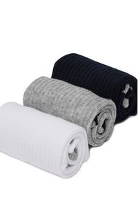 Billabong Zestaw 3 par wysokich skarpet męskich AS_BILLABONG_01W_SS25 (3-PACK) Szary. Kolor: szary. Materiał: materiał, bawełna