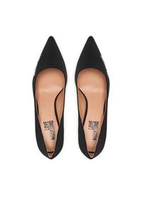 Love Moschino - LOVE MOSCHINO Szpilki JA10299G0OIM0000 Czarny. Kolor: czarny. Materiał: materiał. Obcas: na szpilce #3