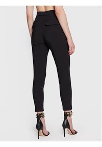 Elisabetta Franchi Spodnie materiałowe PA-052-31E2-V260 Czarny Slim Fit. Kolor: czarny. Materiał: syntetyk, materiał #3