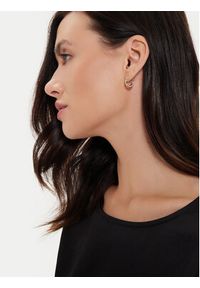 Emporio Armani Kolczyki EG3590221 Różowe złocenie. Materiał: srebrne. Kolor: różowy #3