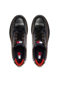 Tommy Jeans Półbuty Archive '01 Boat Shoe Lthr EM0EM01705 Czarny. Kolor: czarny. Materiał: skóra #6