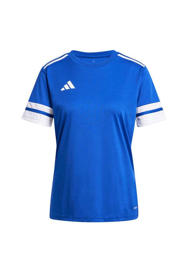Adidas - Koszulka damska adidas Squadra 25 Jersey niebieska JI9988 ROZMIAR 2XL. Kolor: niebieski, wielokolorowy, biały. Materiał: jersey. Sport: piłka nożna