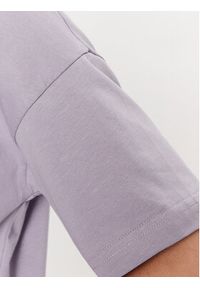 Lyle & Scott T-Shirt Oversized T-shirt TSW1605V Fioletowy Regular Fit. Kolor: fioletowy. Materiał: bawełna #5
