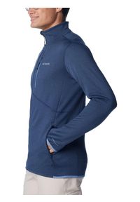 columbia - Polarowy sweter męski Columbia Park View Fleece Full Zip. Typ kołnierza: polo. Kolor: niebieski. Materiał: poliester. Sezon: zima, jesień