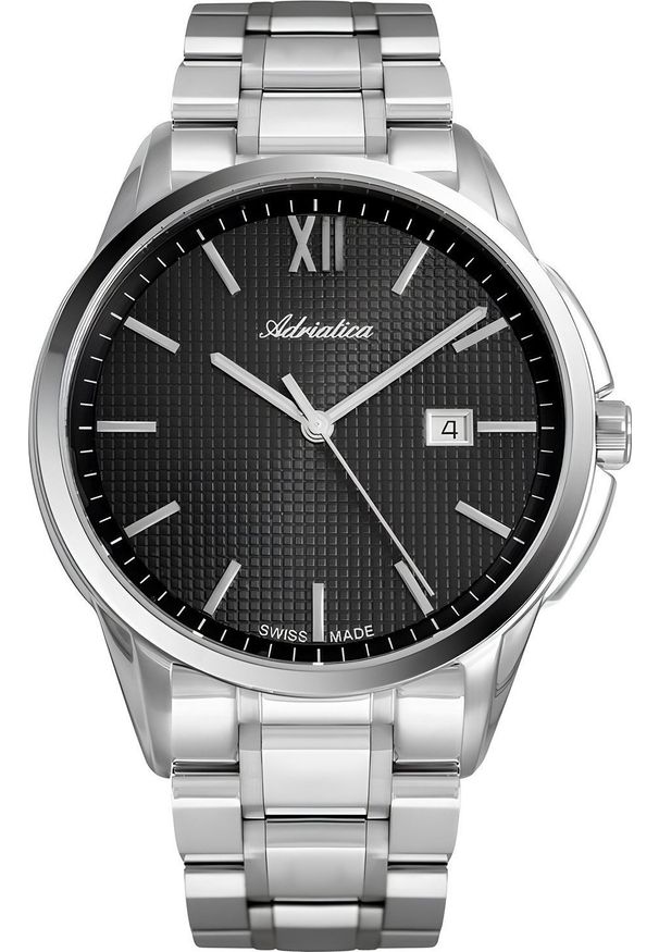 Zegarek Adriatica Zegarek męski Adriatica A1290.5164Q srebrny. Kolor: srebrny