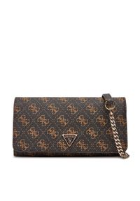 Guess Torebka Noelle II Mini HWQG96 72750 Brązowy. Kolor: brązowy. Materiał: skórzane