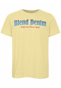 Blend T-Shirt 20715332 Żółty Regular Fit. Kolor: żółty. Materiał: bawełna #6