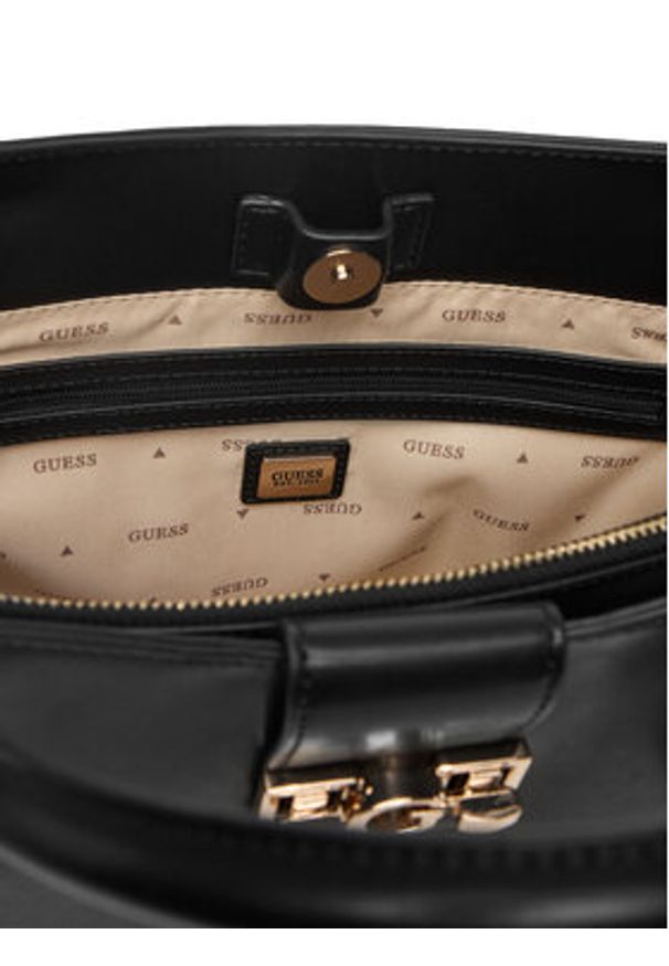 Guess Torebka HWVG98 91220 Czarny. Kolor: czarny. Materiał: skórzane