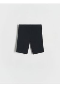 Reserved - Bawełniane kolarki - czarny. Kolor: czarny. Materiał: bawełna #1