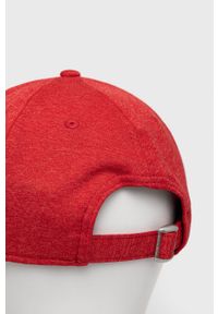 New Era czapka kolor czerwony gładka 12380822.BLACK-RED. Kolor: czerwony. Wzór: gładki #4
