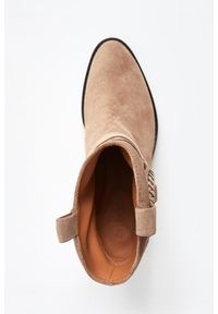 See By Chloé - Kowbojki damskie skórzane SEE BY CHLOÉ. Materiał: skóra #4