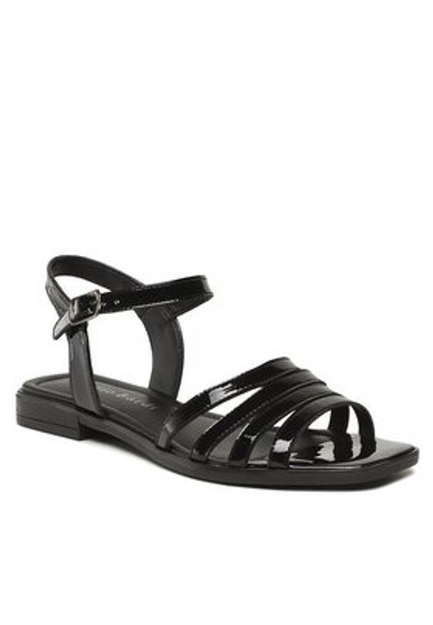 Sergio Bardi Sandały WI16-B1033-01SB Czarny. Kolor: czarny. Materiał: skóra, lakier