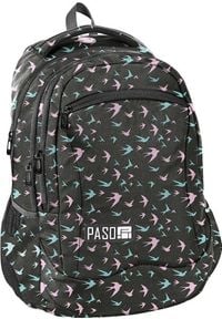 Paso Plecak szkolny Ptaki czarny (PPJS19-2808). Kolor: czarny #1