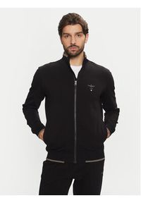 Aeronautica Militare Bluza 242TF082F459 Czarny Regular Fit. Kolor: czarny. Materiał: bawełna #2