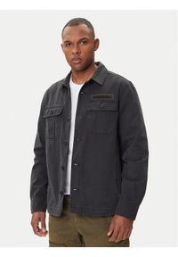 Aeronautica Militare Kurtka przejściowa 252AC0036UCT04233 Czarny Regular Fit. Kolor: czarny. Materiał: bawełna