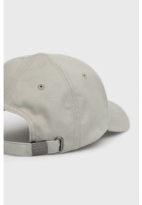 Tommy Jeans czapka kolor szary z aplikacją. Kolor: szary. Materiał: bawełna. Wzór: aplikacja #2