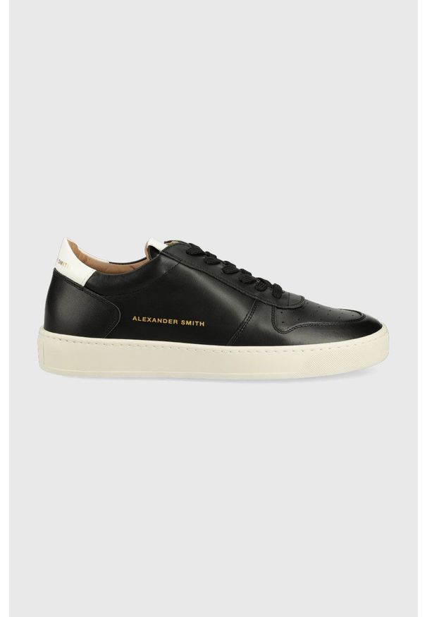 Alexander Smith sneakersy skórzane Cambridge kolor czarny. Nosek buta: okrągły. Kolor: czarny. Materiał: skóra