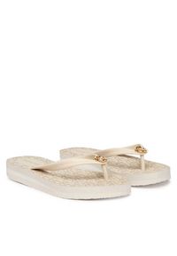 MICHAEL Michael Kors Japonki Posie Flip Flop 40S6PSFA2Q Écru. Kolor: kremowy. Materiał: syntetyk #5