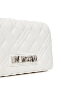 Love Moschino - LOVE MOSCHINO Torebka JC4248PP0MLA0100 Biały. Kolor: biały. Materiał: skórzane