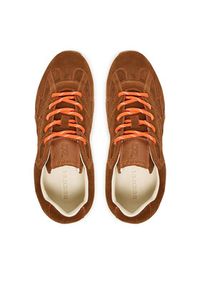 Nokwol Sneakersy Atlas Brązowy. Kolor: brązowy. Materiał: zamsz, skóra #5