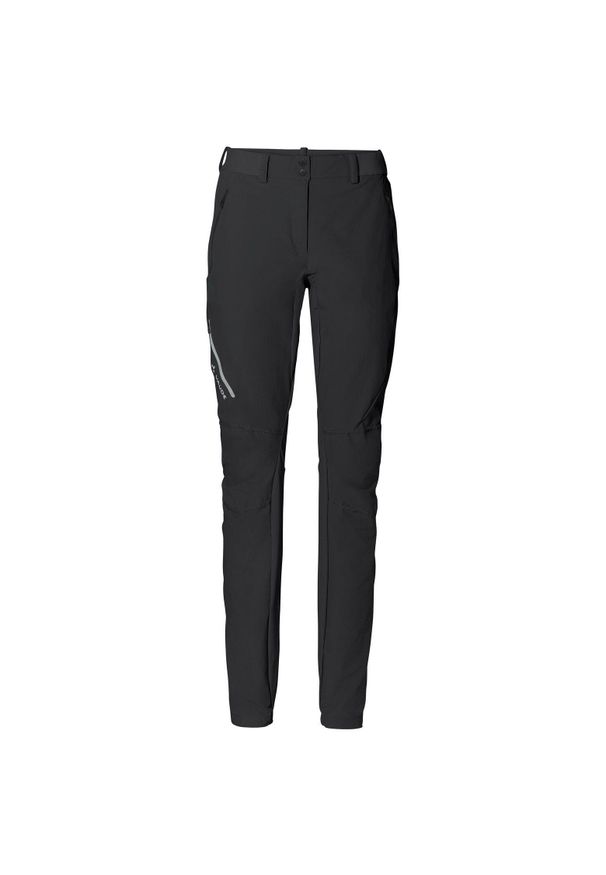 Vaude - Spodnie damskie VAUDE Scopi II. Kolor: czarny. Materiał: poliamid. Sezon: lato. Sport: turystyka piesza