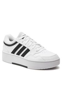 Adidas - adidas Sneakersy Hoops 3.0 Bold IG6115 Biały. Kolor: biały. Materiał: skóra #2