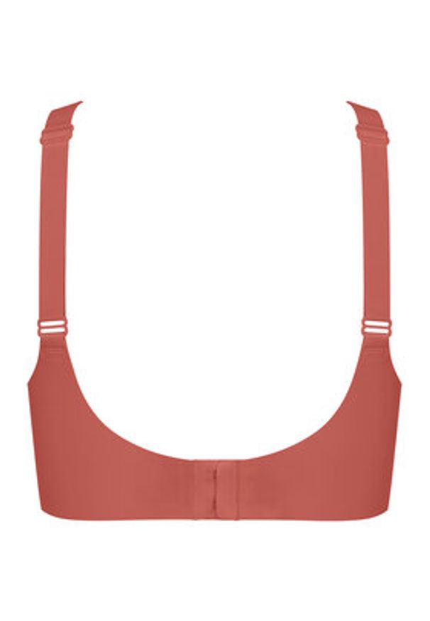 Sloggi Biustonosz bezfiszbinowy Zero Feel 10217729 Pomarańczowy. Kolor: pomarańczowy. Materiał: syntetyk