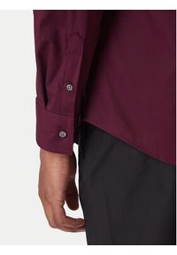 Calvin Klein Koszula LV04LB145G Fioletowy Slim Fit. Kolor: fioletowy. Materiał: bawełna #3