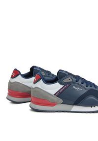 Pepe Jeans Sneakersy PMS30991 Granatowy. Kolor: niebieski. Materiał: materiał #5