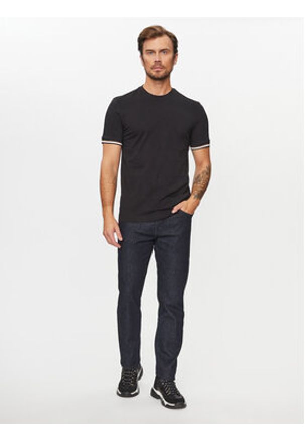 BOSS - Boss T-Shirt Thompson 04 50501097 Czarny Regular Fit. Kolor: czarny. Materiał: bawełna