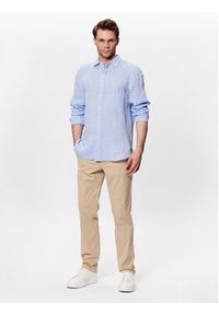 United Colors of Benetton - United Colors Of Benetton Spodnie materiałowe 4DKH55I18 Beżowy Slim Fit. Kolor: beżowy. Materiał: bawełna, sztruks