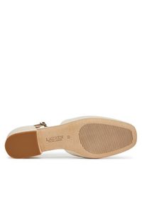 Lauren Ralph Lauren - LAUREN RALPH LAUREN Półbuty Emellie 802966877002 Biały. Kolor: biały. Materiał: skóra #4