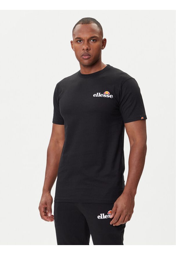 Ellesse T-Shirt Voodoo SHB06835 Czarny Regular Fit. Kolor: czarny. Materiał: bawełna