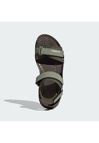 Adidas - adidas Sandały Terrex Hydroterra JR8411 Khaki. Kolor: brązowy. Materiał: materiał #4