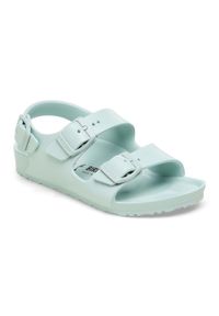 Sandały Birkenstock Milano Dzieci Eva, Eva Dzieci. Okazja: na co dzień. Kolor: niebieski. Materiał: syntetyk, materiał. Styl: casual