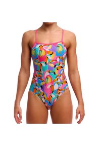 Strój do pływania FUNKITA Tou By Tou - Single Strap. Kolor: wielokolorowy