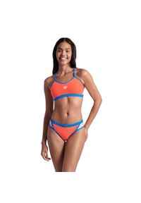Strój kąpielowy damski dwuczęściowy kostium bikini na basen Arena Icons. Kolor: różowy, niebieski, wielokolorowy, pomarańczowy #1