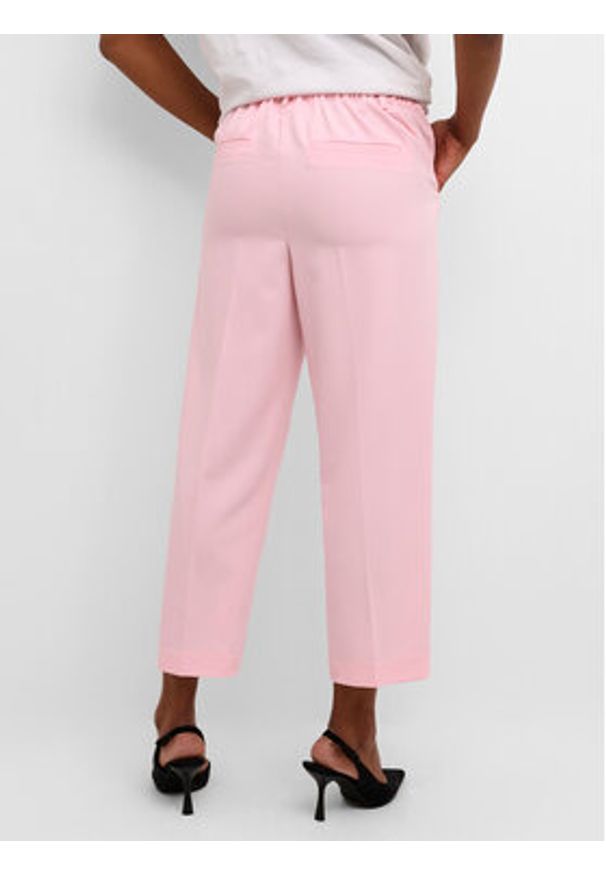 Kaffe Spodnie materiałowe Sakura 10506127 Różowy Relaxed Fit. Kolor: różowy. Materiał: syntetyk